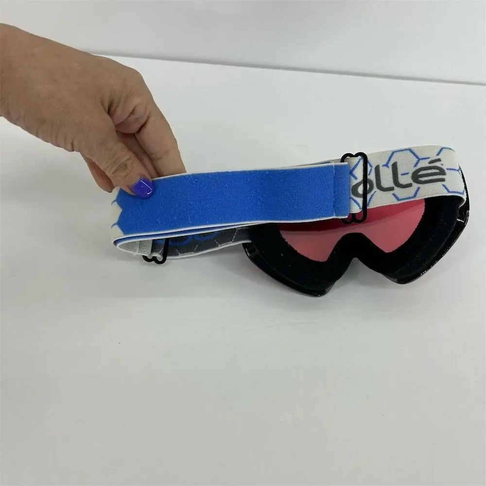 Bolle Black Blue Lightweight Snowboarding Goggles Adult Juniors Skiing